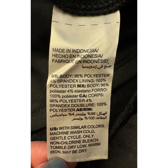 Chico's Scoop Neck Layered Ruffle Sleeves Black Dress Stretch - Sz 3 (XL/16) - Picture 15 of 16